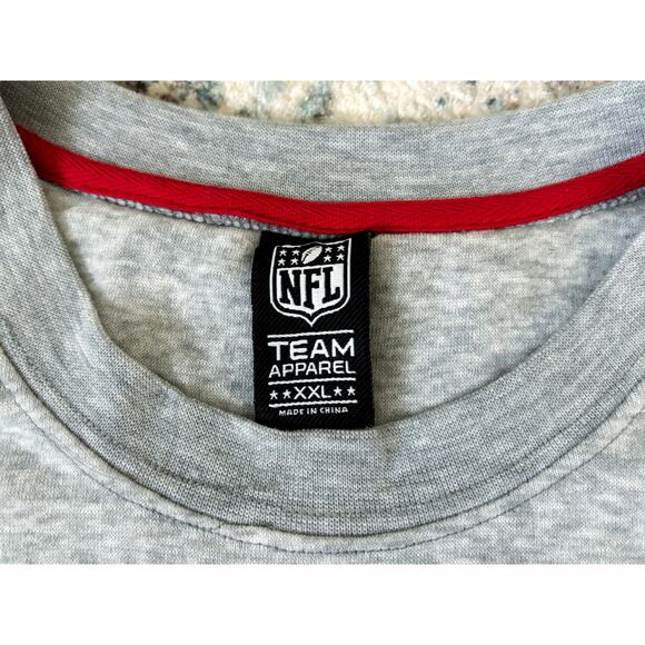 NFL Team Apparel Gray/Red Kansas City Chiefs Sweatshirt Mens Size XXL - Picture 3 of 6